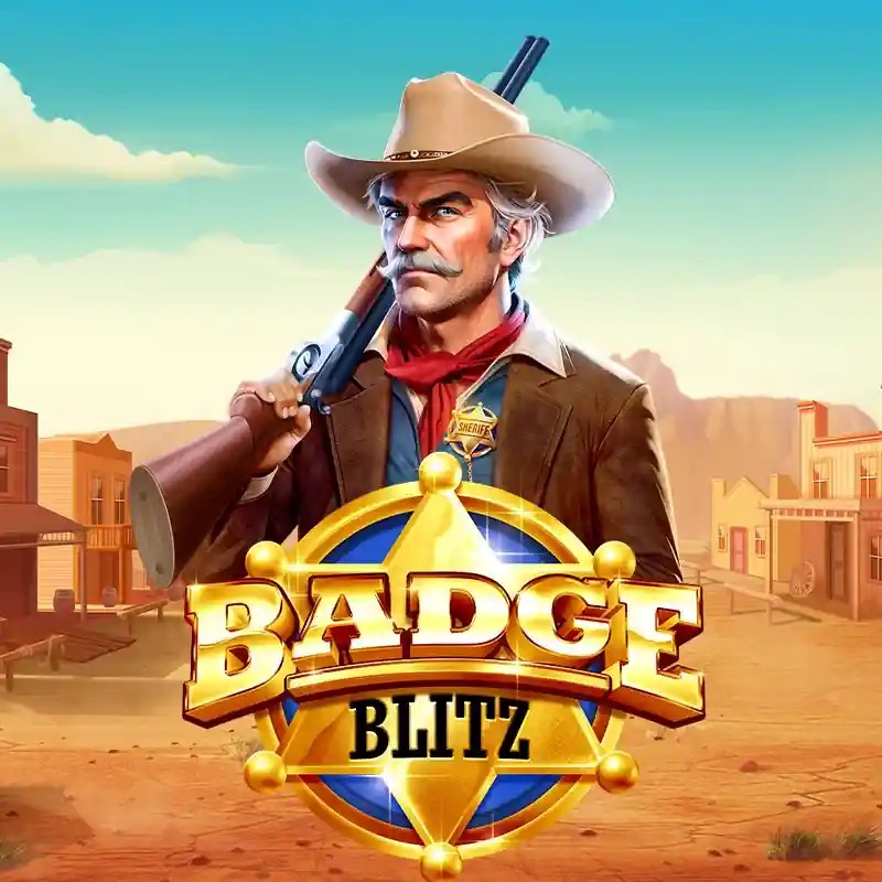 Badge Blitz by Pragmatic Play, showcased at robocat.it.com – game logo