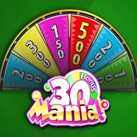 30 Mania! slot icon by FBM, available at Robocat Casino