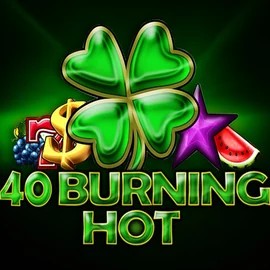 40 Burning Hot by Amusnet Interactive, showcased at robocat.it.com – game logo