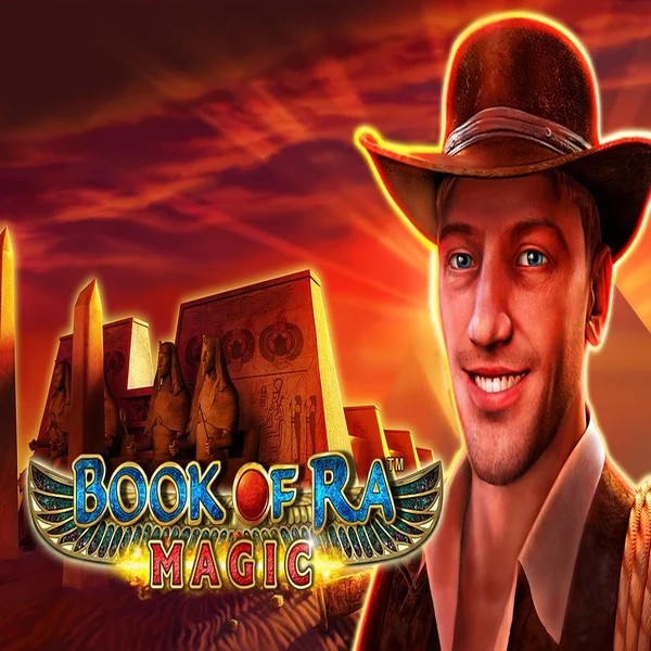 Book of Ra Magic by Greentube, showcased at robocat.it.com – game logo