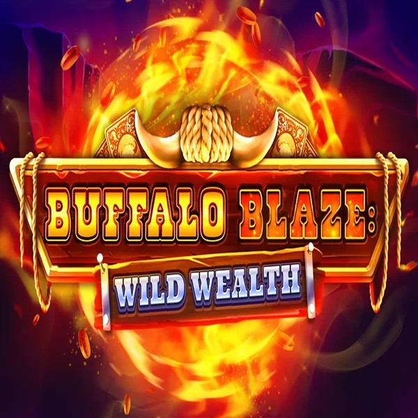 Buffalo Blaze Wild Wealth logo by OctoPlay at Robocat Casino