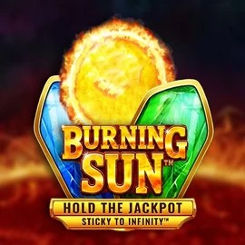 Burning Sun slot icon by Wazdan, available at Robocat Casino