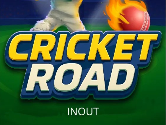 Cricket Road casino game by InOut – featured logo at Robocat Casino