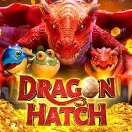 Dragon Hatch logo – Slots by PG Soft at Robocat Casino