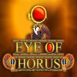 Eye of Horus logo – Slots by RTG (Reel Time Gaming) at Robocat Casino