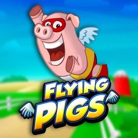 Flying Pigs online game logo by Play'n GO on robocat.it.com