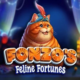 Fonzos Feline Fortunes slot logo by Pragmatic Play at Robocat Casino