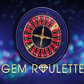 Gem Roulette online game logo by iSoftBet on robocat.it.com