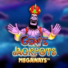 Genie Jackpots Megaways by Blueprint Gaming, showcased at robocat.it.com – game logo