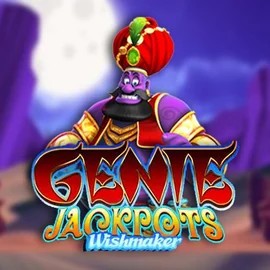 Genie Jackpots Wishmaker online game logo by Blueprint Gaming on robocat.it.com