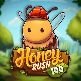 Honey Rush 100 casino game by Play'n GO – featured logo at Robocat Casino