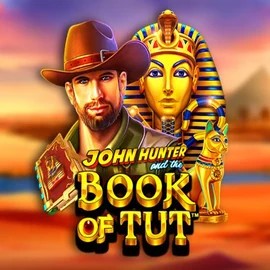 Slots logo of John Hunter and the Book of Tut from Pragmatic Play at Robocat Casino