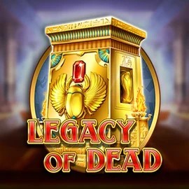 Legacy of Dead logo – Slots by Play'n GO at Robocat Casino