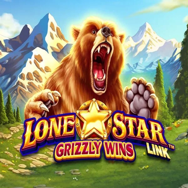 Lone Star Link Grizzly Wins slot logo by Greentube at Robocat Casino