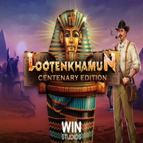Loot'en Khamun the Dead Sea Scrolls logo by Win Studios Robocat Casino