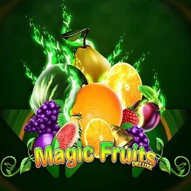 Magic Fruits Deluxe game by Wazdan – logo hosted on Robocat Casino