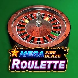 Mega Fire Blaze Roulette slot logo by Playtech at Robocat Casino