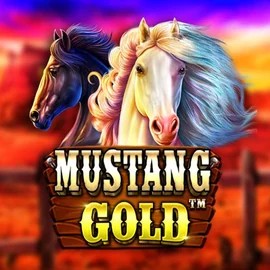Mustang Gold logo – Slots by Pragmatic Play at Robocat Casino