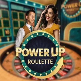 PowerUP Roulette slot icon by Pragmatic Play, available at Robocat Casino