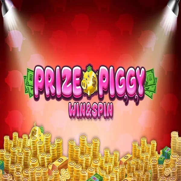 Prize Piggy Win & Spin slot visual from Inspired Gaming available on robocat.it.com