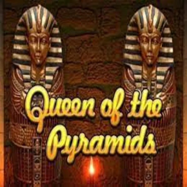 Queen of the Pyramids logo – Slots by Playtech at Robocat Casino