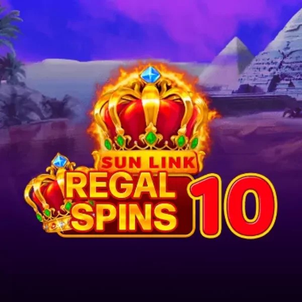 Regal Spins 10 by PatePlay, showcased at robocat.it.com – game logo