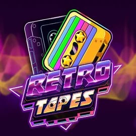 Retro Tapes logo by Push Gaming Robocat Casino