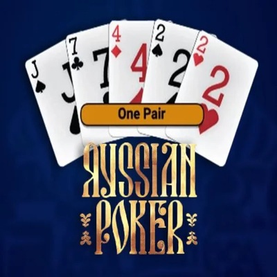 Russian Poker logo by OneTouch Games Robocat Casino
