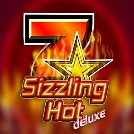 Slots logo of Sizzling Hot Deluxe from Novomatic at Robocat Casino