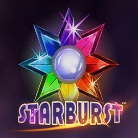 Starburst logo by NetEnt Robocat Casino