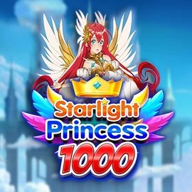 Starlight Princess 1000 online game logo by Pragmatic Play on robocat.it.com