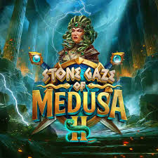 Stone Gaze of Medusa 2 slot visual from Stakelogic available on robocat.it.com