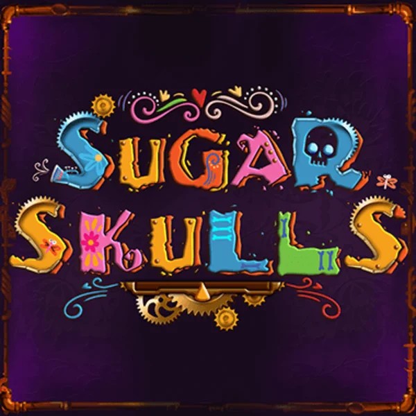 Sugar Skulls slot visual from Booming Games available on robocat.it.com