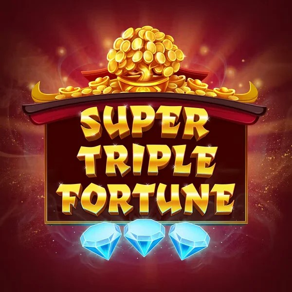 Super Triple Fortune slot logo by Greentube at Robocat Casino