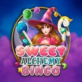 Sweet Alchemy Bingo logo by Play'n GO at Robocat Casino