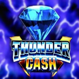Thunder Cash logo by Novomatic at Robocat Casino