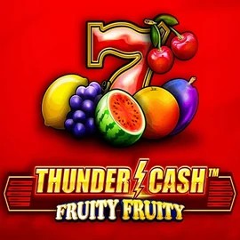Thunder Cash Fruity Fruity slot logo by Novomatic at Robocat Casino