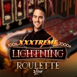 XXXtreme Lightning Roulette logo – Live Casino by Evolution at Robocat Casino
