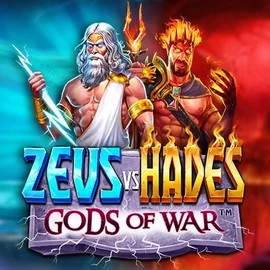 Zeus vs Hades: Gods of War slot logo by Pragmatic Play at Robocat Casino
